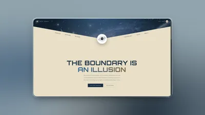 AEON / SPACE - Cinematic Space Agency Template cover