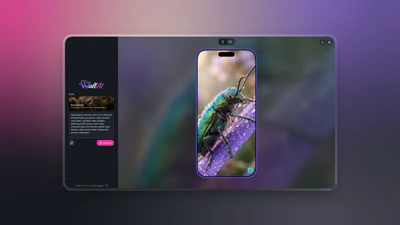 WallAI - Self-Hosted AI Wallpaper Generator - Image 1