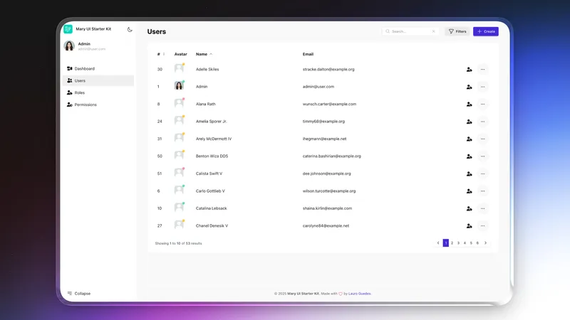 Mary UI Laravel Starter Kit - Image 2