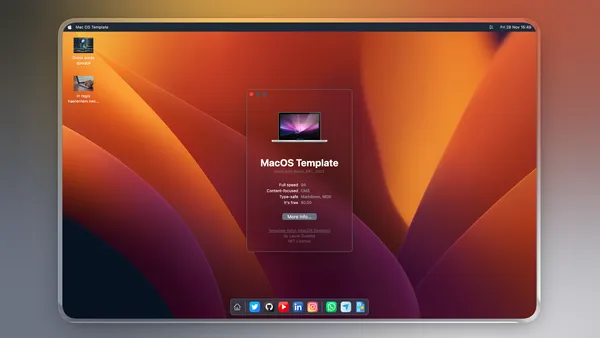 MacOS Astro Template preview 2
