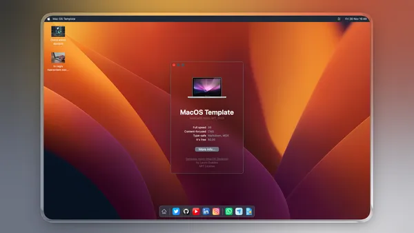 MacOS Astro Template preview 2