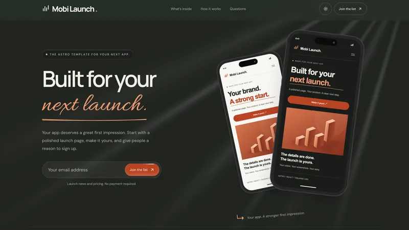 Mobi Launch - Premium Astro App Launch Template - Image 2